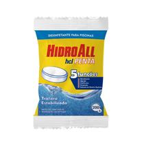 Cloro pastilha 5 em 1 HCLpenta 200gr Hidroall Cloro pastilha 5 em 1 HCLpenta 200gr Hidroall