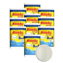Cloro Pastilha Hcl Multiplação 3 Em 1 Hidroall 10 Unid 200g