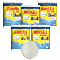 Cloro Pastilha Multiplação 3 Em 1 Hidroall 5 Unidades 200g