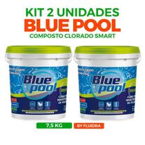 Cloro Piscina Smart Multiação 7,5kg Blue Pool 02 und Kit - Astralpool