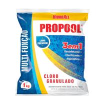 Cloro Propool 3 em 1 Muti Função Hidroall Granulado Para Piscinas