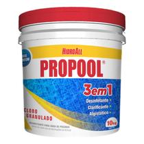 Cloro propool 3x1 diclo est 3 em 1 bd c/ 10kg Cloro propool 3x1 diclo est 3 em 1 bd c/ 10kg