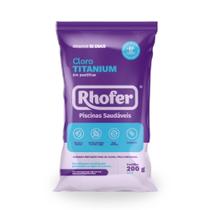 Cloro Titanium RHF - Pastilha 200g 90% Cloro Ativo Tratamento Profissional para Piscinas