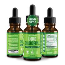 Clorofila líquida puramente ideal, 100% natural, sem glúten Clorofila líquida puramente ideal, 100% natural, sem glúten