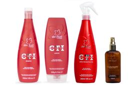 Clorofitum CTI Shampoo e Leave-in e Reconstrutor e Cauterizador 100 ml