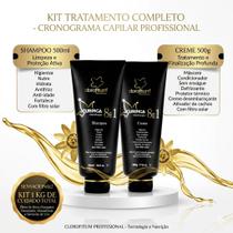 Clorofitum Kit Curinga 8 em 1: Shampoo e Creme com Óleos para Todos os Cabelos