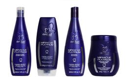 Clorofitum Miracle Platinum Shampoo e Leave-in e Pós-Shampoo e Máscara