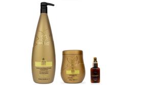 Clorofitum Ouro 24 K Gold Progressiva e Máscara e Cauterizador35 ml