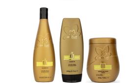 Clorofitum Ouro 24 K Gold Shampoo e Leave-in e Máscara