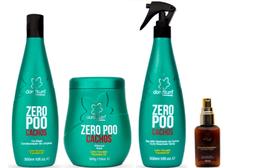 Clorofitum Zero Poo Co-Wash e Máscara e Soro Day After e Cauterizador35 ml