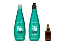 Clorofitum Zero Poo Shampoo e Ativador de Cachos e Cauterizador35 ml