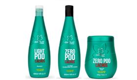 Clorofitum Zero Poo Shampoo e Co-Wash e Máscara
