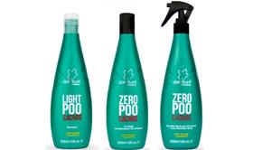 Clorofitum Zero Poo Shampoo e Co-Wash e Soro Day After