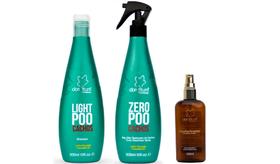 Clorofitum Zero Poo Shampoo e Soro Day After e Cauterizador 100 ml