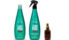 Clorofitum Zero Poo Shampoo e Soro Day After e Cauterizador35 ml