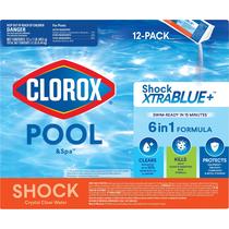 Clorox Pool & Spa Pool Shock XTRABLUE Plus Pacote com 12 Unidades Clorox Pool & Spa Pool Shock XTRABLUE Plus Pacote com 12 Unidades