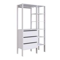 Closet 03 Gavetas DB001 Branco PP Milani Store