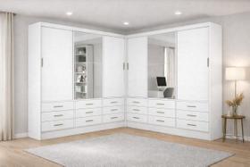 Closet 6 Portas 18 Gavetas Domus PLUS - Grand Line Closet 6 Portas 18 Gavetas Domus PLUS - Grand Line