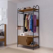 Closet Aberto em Mdf 1 Porta 90x192cm Oasis