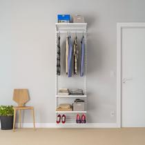 Closet Aberto Modular para Solteiro 65cm Legacy 10 Branco
