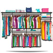 Closet Aramado - Linear CLR192 - 3,10m Smart Black Closet Aramado - Linear CLR192 - 3,10m Smart Black