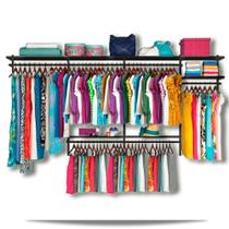 Closet Aramado - Linear CLR192 - 3,40m Smart Black Closet Aramado - Linear CLR192 - 3,40m Smart Black