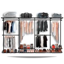 Closet Aramado - Linear CLR371 - 3,40 - Smart Black Closet Aramado - Linear CLR371 - 3,40 - Smart Black