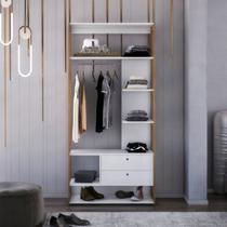 Closet Cali 2 Gavetas Branco/Aveiro
