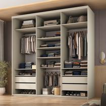 Closet Casal 100% MDF 208cm 4 Gavetas Moutier Bege/Panna