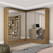 Closet Casal Duplo Belém 4 Portas Premium 4 Gavetas Carioca Móveis