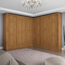 Closet Casal Duplo Dubai 6 Portas 6 Gavetas Cinamomo