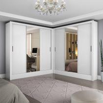 Closet Casal Duplo Dubai 6 Portas Plus 6 Gavetas Branco Closet Casal Duplo Dubai 6 Portas Plus 6 Gavetas Branco
