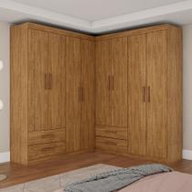 Closet Casal Duplo Lu 8 Portas 4 Gavetas