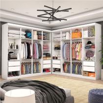 Closet Casal Duplo Rubi 8 Gavetas Carioca Móveis Closet Casal Duplo Rubi 8 Gavetas Carioca Móveis