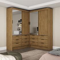 Closet Casal Duplo Sevilha 4 Portas Plus 12 Gavetas Carioca Móveis