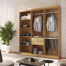 Closet Casal Hera 2 Gavetas 5 Prateleiras MDF Rufato