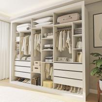 Closet Casal Itália sem Portas 6 Gavetas Minastex Closet Casal Itália sem Portas 6 Gavetas Minastex