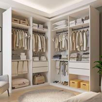 Closet Casal Júlia Duo 4 Gavetas Branco - Minastex Closet Casal Júlia Duo 4 Gavetas Branco - Minastex