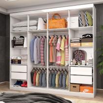 Closet Casal Rubi 4 Gavetas Carioca Móveis