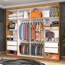 Closet Casal Rubi 4 Gavetas Cinamomo