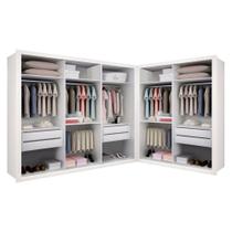 Closet Casal Sem Portas 2 Módulos 6 Gavetas França Minastex Closet Casal Sem Portas 2 Módulos 6 Gavetas França Minastex