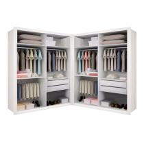 Closet Casal sem Portas 4 Gavetas Júlia Duo Minastex Closet Casal sem Portas 4 Gavetas Júlia Duo Minastex