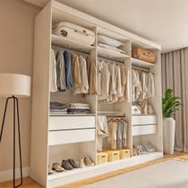Closet Casal sem Portas 4 Gavetas Paris Yescasa