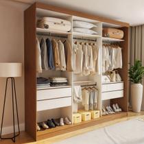 Closet Casal sem Portas 4 Gavetas Paris Yescasa Closet Casal sem Portas 4 Gavetas Paris Yescasa