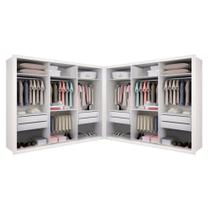 Closet Casal Sem Portas 8 Gavetas Paris Duo Premium Minastex Closet Casal Sem Portas 8 Gavetas Paris Duo Premium Minastex