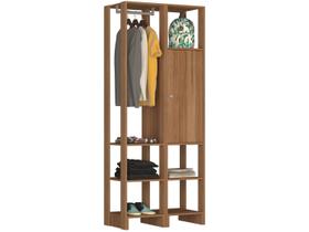 Closet com 1 Cabideiro, 1 Porta com 2 prateleias e 6 nichos EY105-107 Linha Yes Emovell Closet com 1 Cabideiro, 1 Porta com 2 prateleias e 6 nichos EY105-107 Linha Yes Emovell