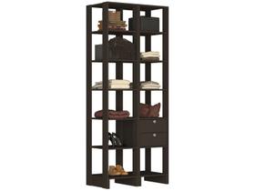 Closet com 1 Cabideiro, 2 Gavetas e 11 Nichos EY104-106 Linha Yes Emovell
