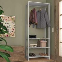 Closet com 1 cabideiro e 2 prateleiras EY101 Linha Yes Emovell