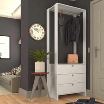 Closet com 1 cabideiro e 3 Gavetas EY102 Linha Yes Naturart