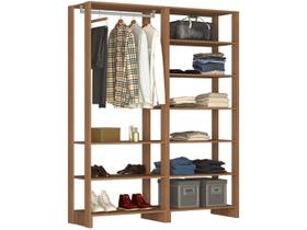 Closet com 1 Cabideiro, e 9 Prateleiras EY101-103 Linha Yes Emovell